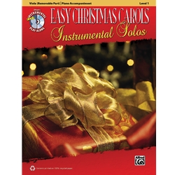 Easy Christmas Carols for Viola (Level 1) with Piano Accompaniment