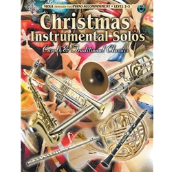 Christmas Instrumental Solos for Viola (Level 2-3)